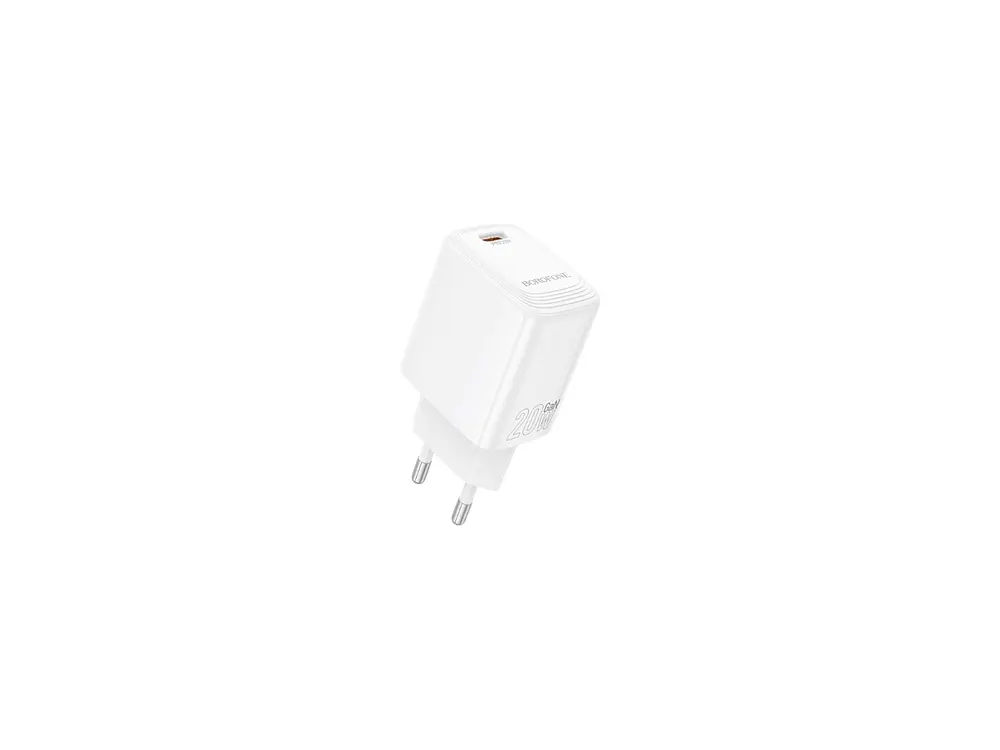 Cargador Borofone BN26 SEC GaN 20W, Puerto USB C 2