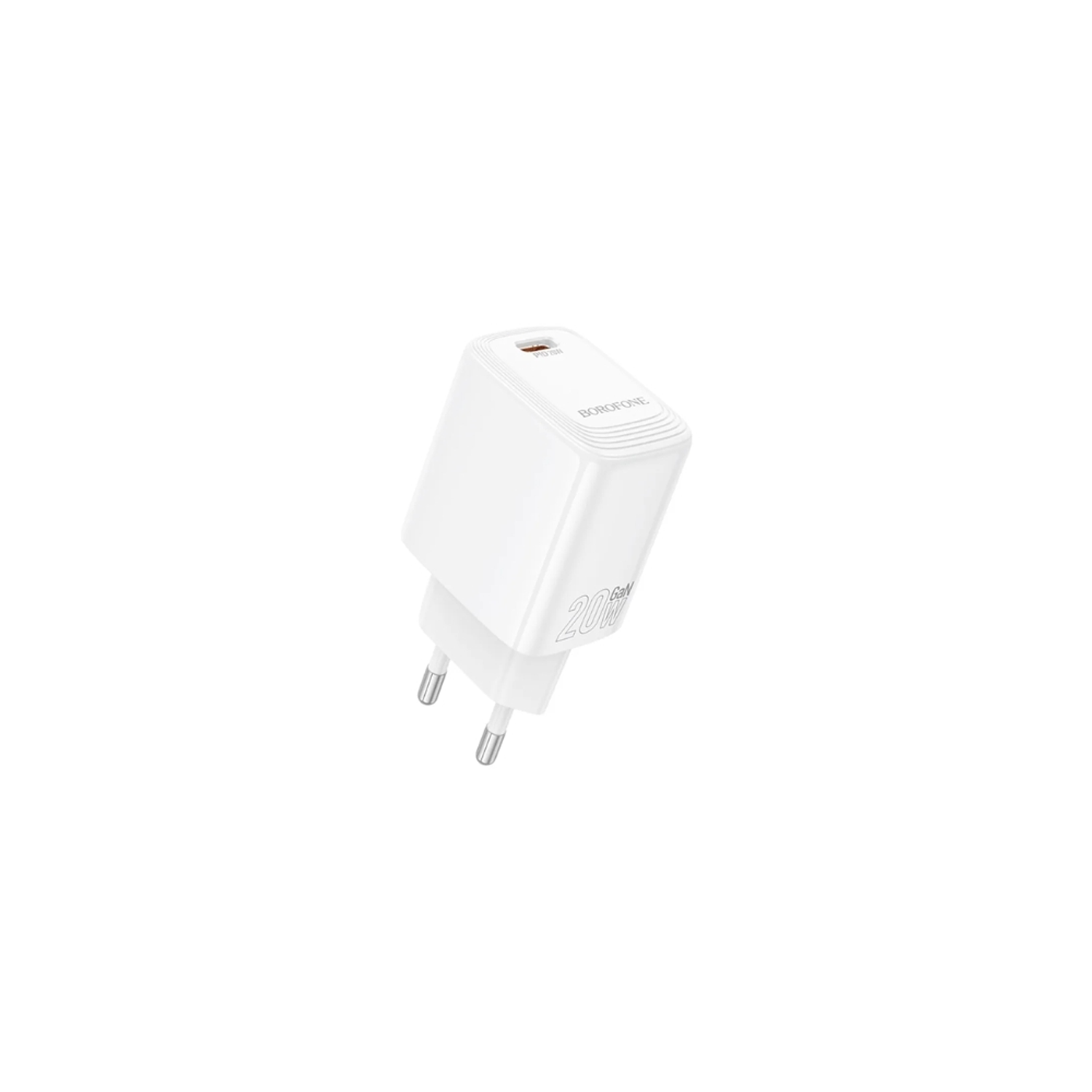 Cargador Borofone BN26 SEC GaN 20W, Puerto USB C 2