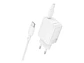 Cargador Borofone BN20 SEC GaN 20W, Puerto USB C + Cable Usb C - Miniatura 2