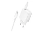 Cargador Borofone BN26 SEC GaN 20W, Puerto USB C + Cable Lightning - Miniatura 2