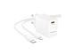 Cargador Borofone BN26 SEC GaN 20W, Puerto USB C + Cable Lightning - Miniatura 5
