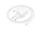 Cargador Borofone BN26 SEC GaN 20W, Puerto USB C + Cable Lightning - Miniatura 6