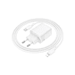 Cargador Borofone BN26 SEC GaN 20W, Puerto USB C + Cable Lightning - Miniatura 5