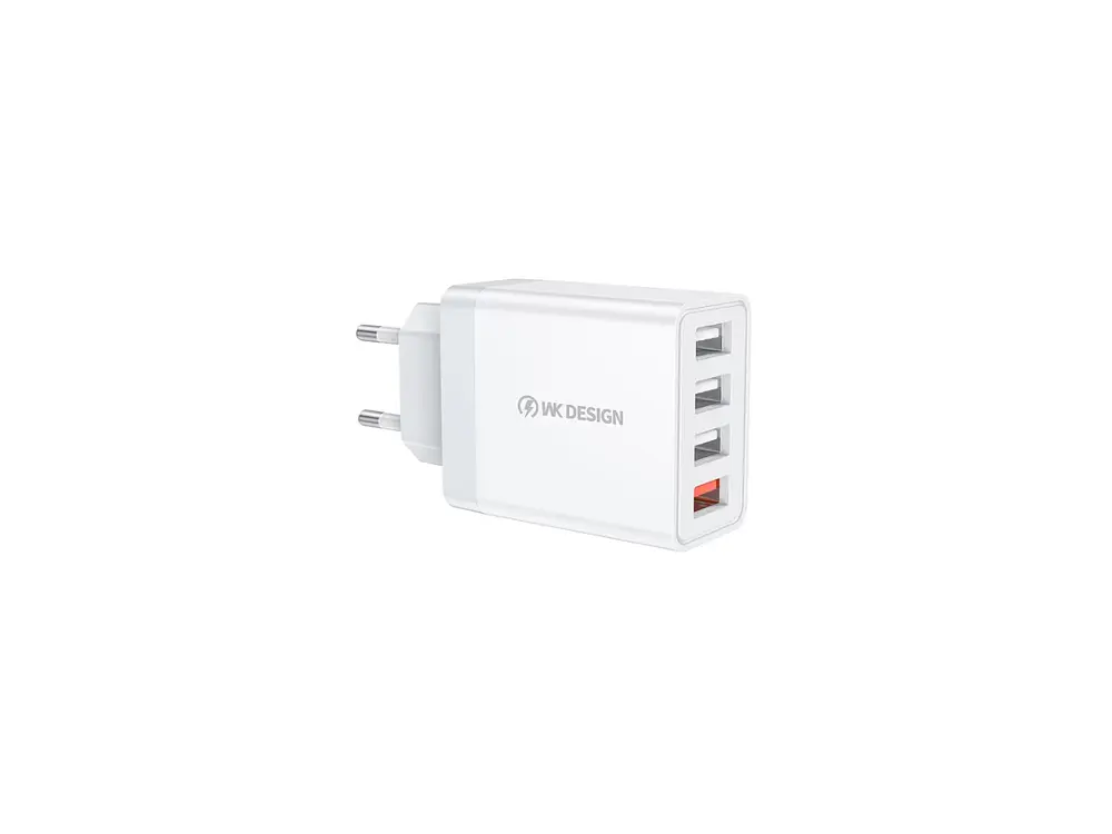 Cargador Wekome WP-U125, 4 Puertos USB-A, 18W 1