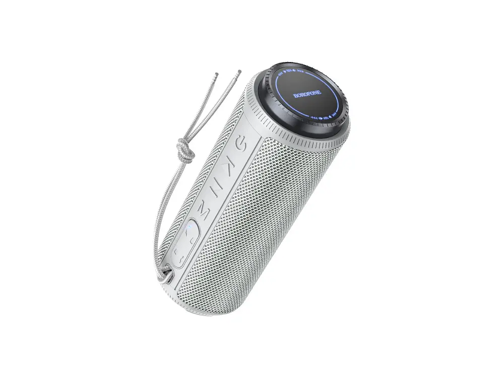 Parlante Bluetooth Tws Borofone BR22 Deportivo, Color Gris 1