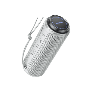 Parlante Bluetooth Tws Borofone BR22 Deportivo, Color Gris