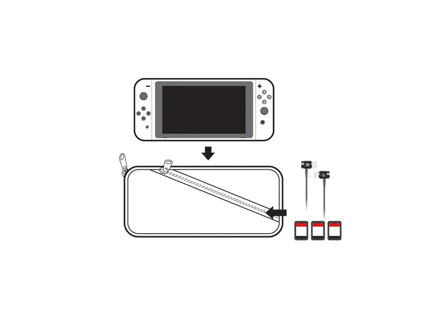 Estuche Dobe TNS-859 para Nintendo Switch / Oled 5