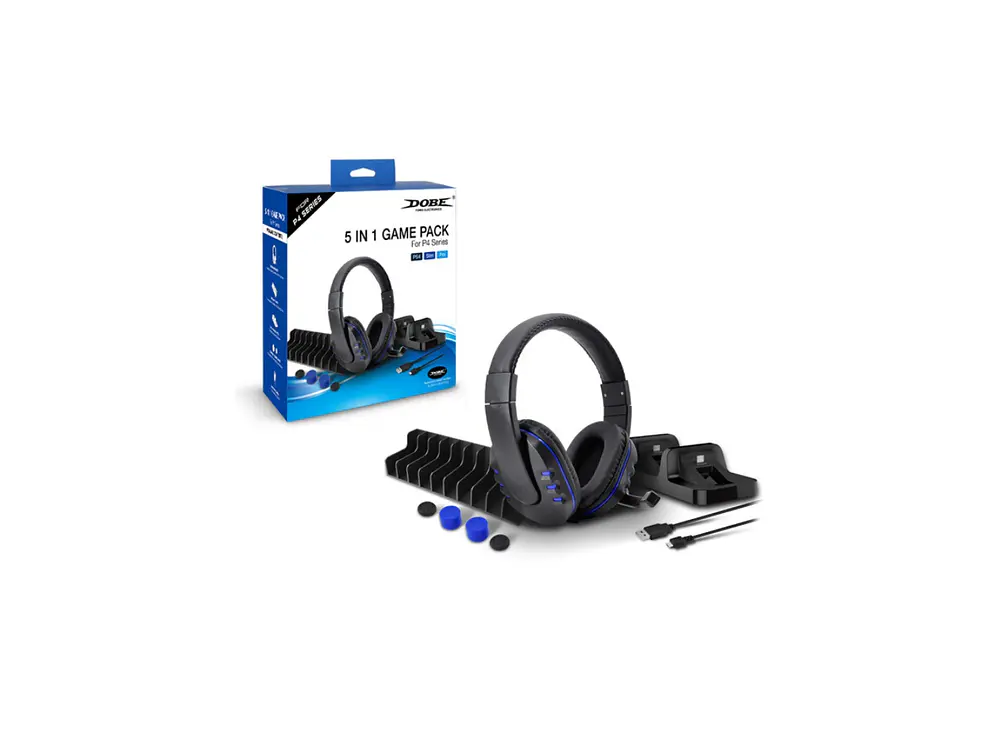 Pack Gamer Dobe TP4-18101, 5 en 1 para PS4 1