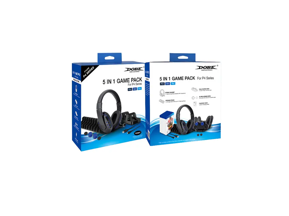 Pack Gamer Dobe TP4-18101, 5 en 1 para PS4 5