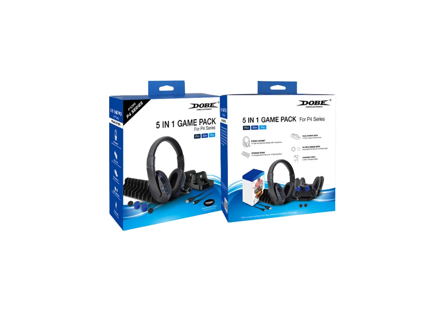 Pack Gamer Dobe TP4-18101, 5 en 1 para PS4 5