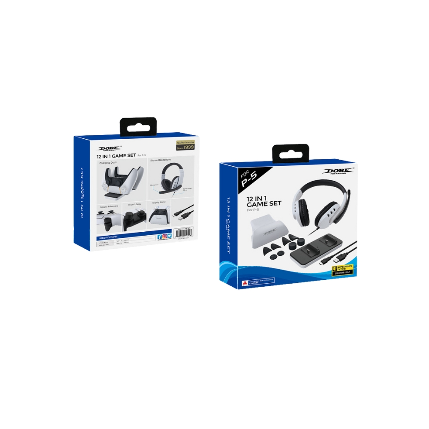 Pack Gamer Dobe TP5-0578, 12 en 1 para PS5 1