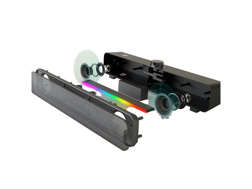 Barra de Sonido Onikuma L16, RGB, Bluetooth, USB 3