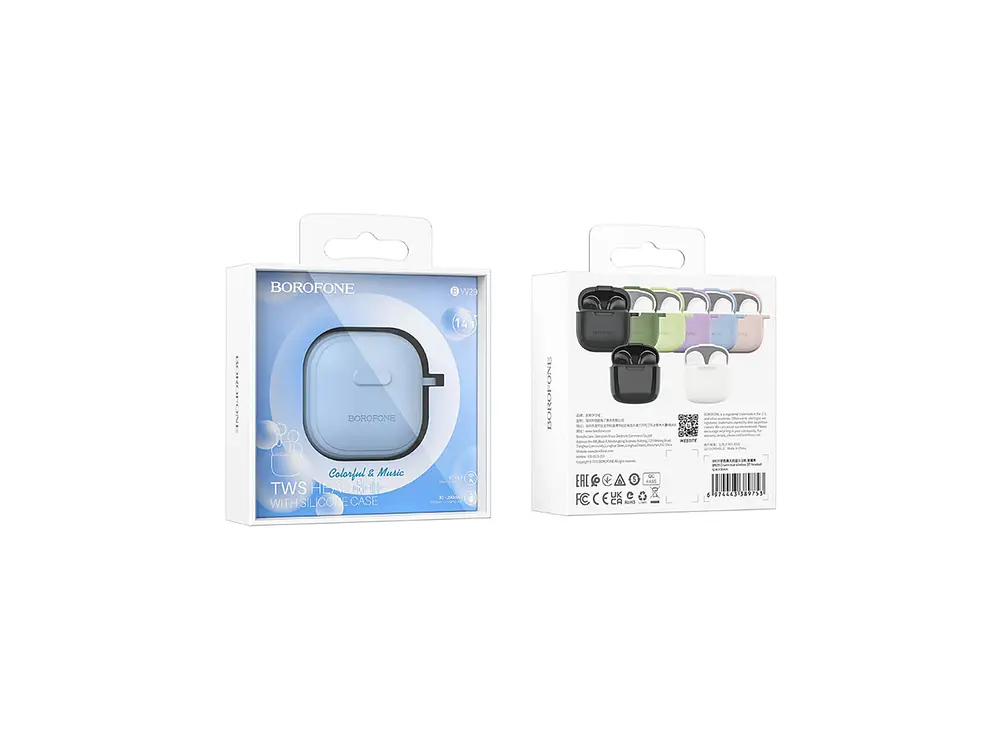 Audífono Bluetooth Borofone BW29, Color Azul 2