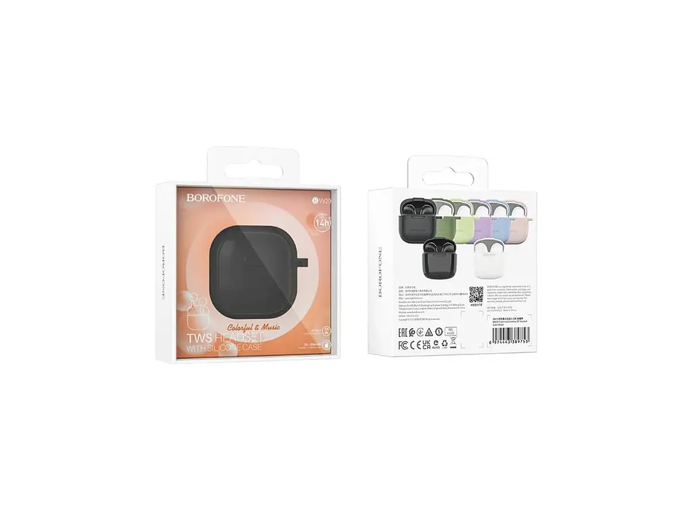 Audífono Bluetooth Borofone BW29, Color Negro 2