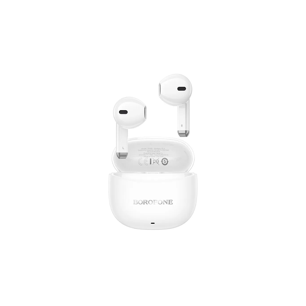 Audífono Borofone BW88 Deep Rhyme, Color Blanco, Bluetooth 3