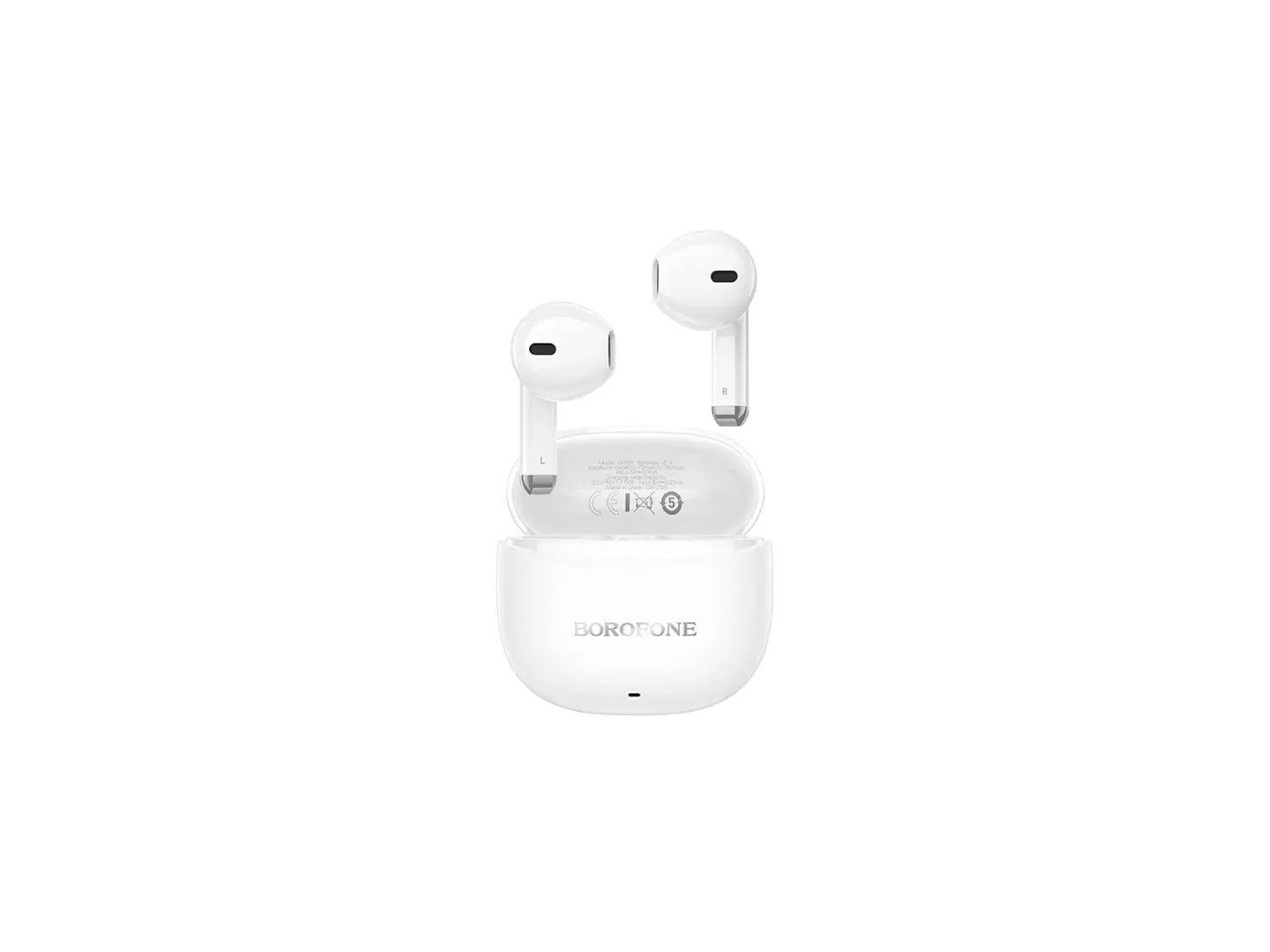 Audífono Borofone BW88 Deep Rhyme, Color Blanco, Bluetooth 3