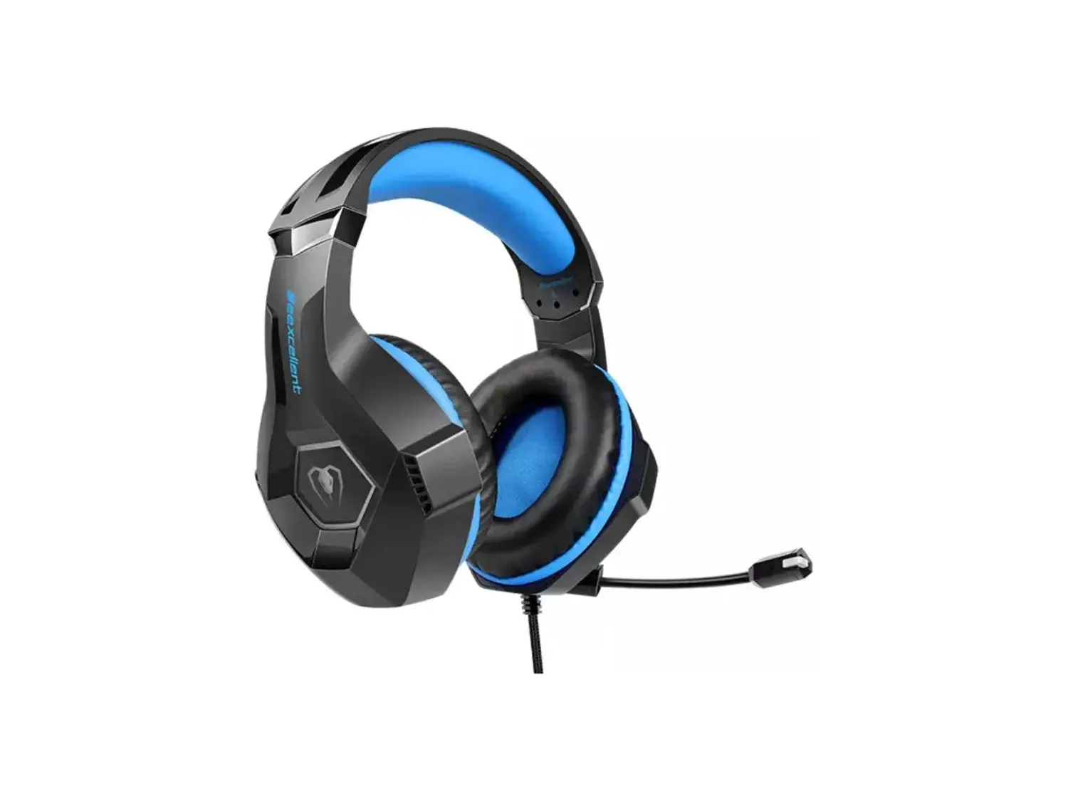 Audífono Gamer Beexcellent GM-6, Color Negro, Luz Azul 2