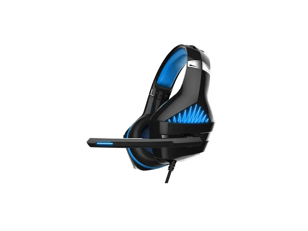 Audífono Gamer Beexcellent GM-5, Color Negro, Luz Azul 1