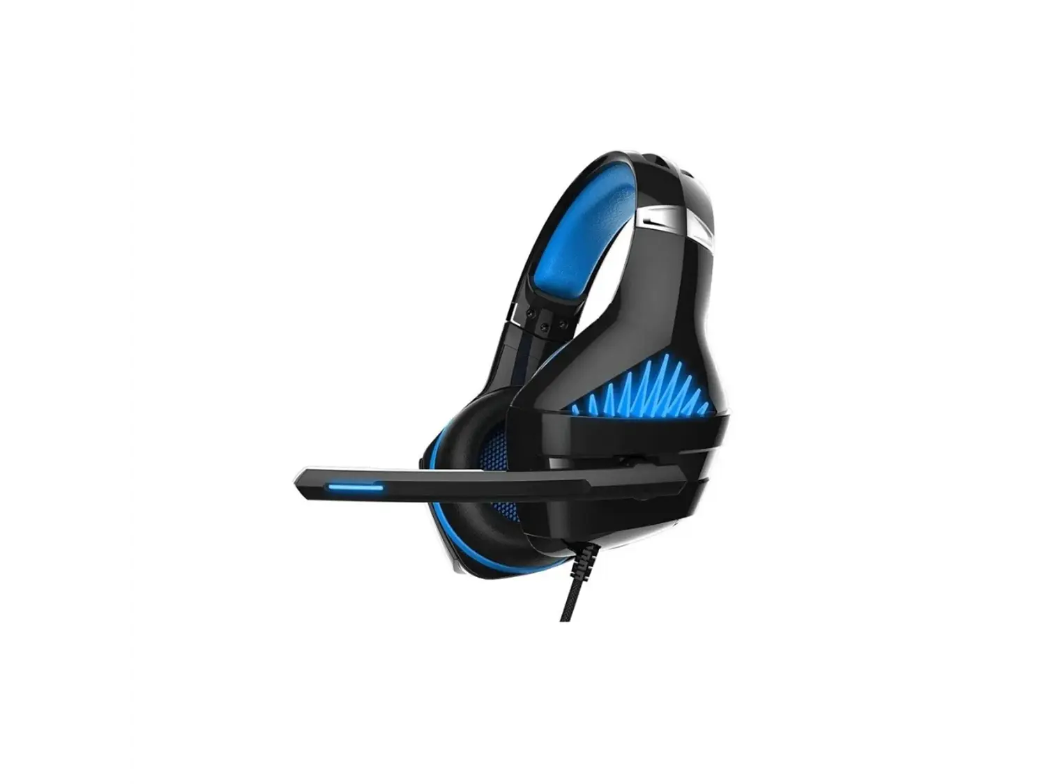 Audífono Gamer Beexcellent GM-5, Color Negro, Luz Azul 1