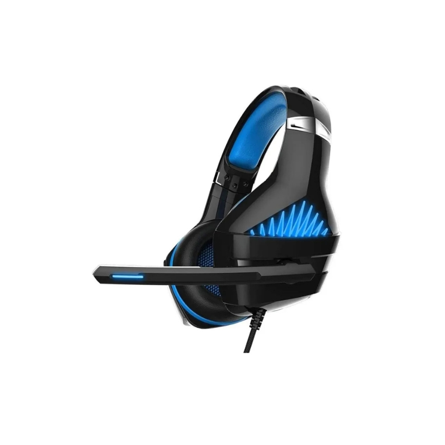 Audífono Gamer Beexcellent GM-5, Color Negro, Luz Azul 1