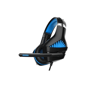 Audífono Gamer Beexcellent GM-5, Color Negro, Luz Azul