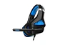 Audífono Gamer Beexcellent GM-5, Color Negro, Luz Azul - Miniatura 1