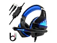 Audífono Gamer Beexcellent GM-5, Color Negro, Luz Azul - Miniatura 3