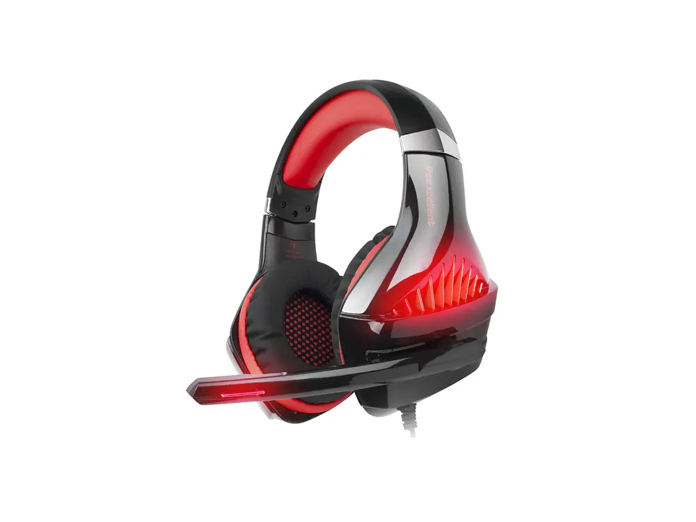 Audífono Gamer Beexcellent GM-5, Color Negro, Luz Roja 1
