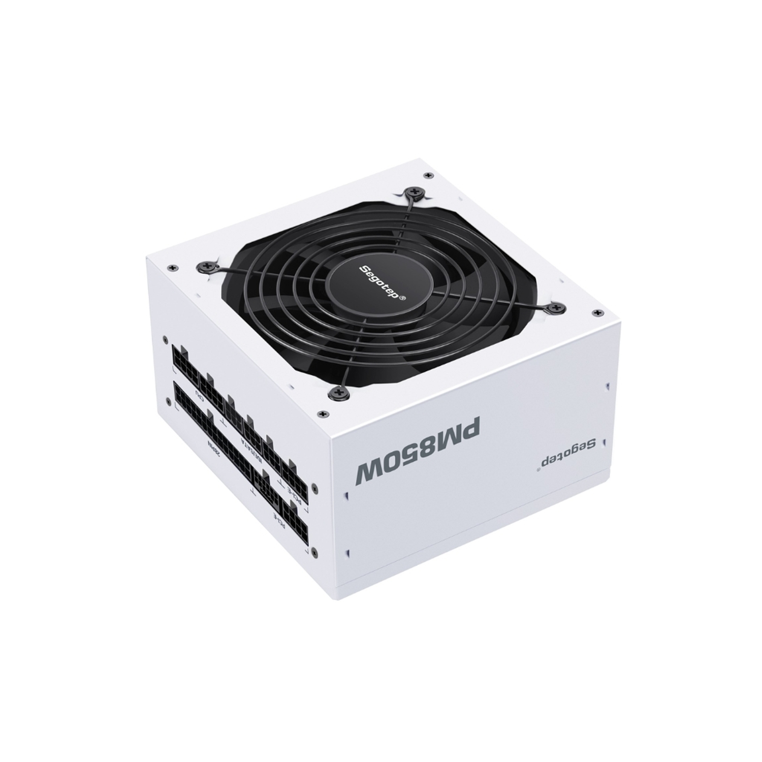 Fuente de Poder Segotep PM850W 80 Plus Platinum, Color Blanco 4