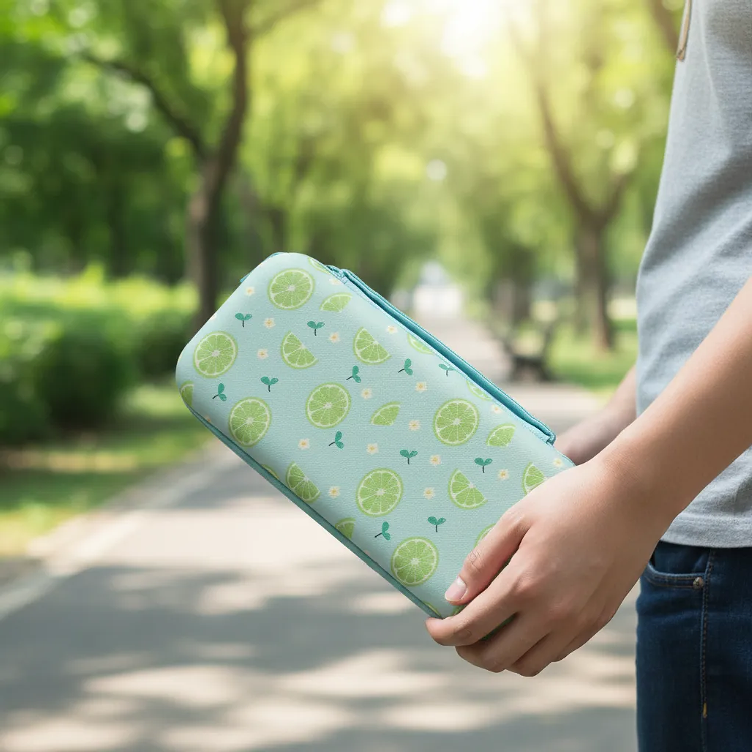 Bolso Para Nintendo Switch Oled Rígido, Diseño Lemons 2