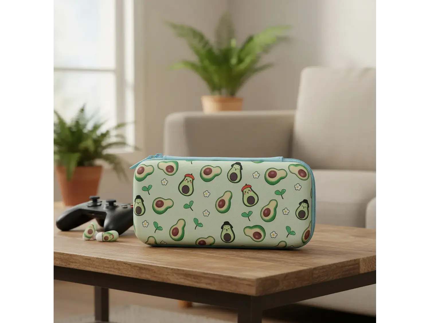 Bolso Para Nintendo Switch Oled Rígido, Diseño Palta 3