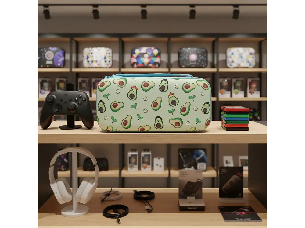 Bolso Para Nintendo Switch Oled Rígido, Diseño Palta 4