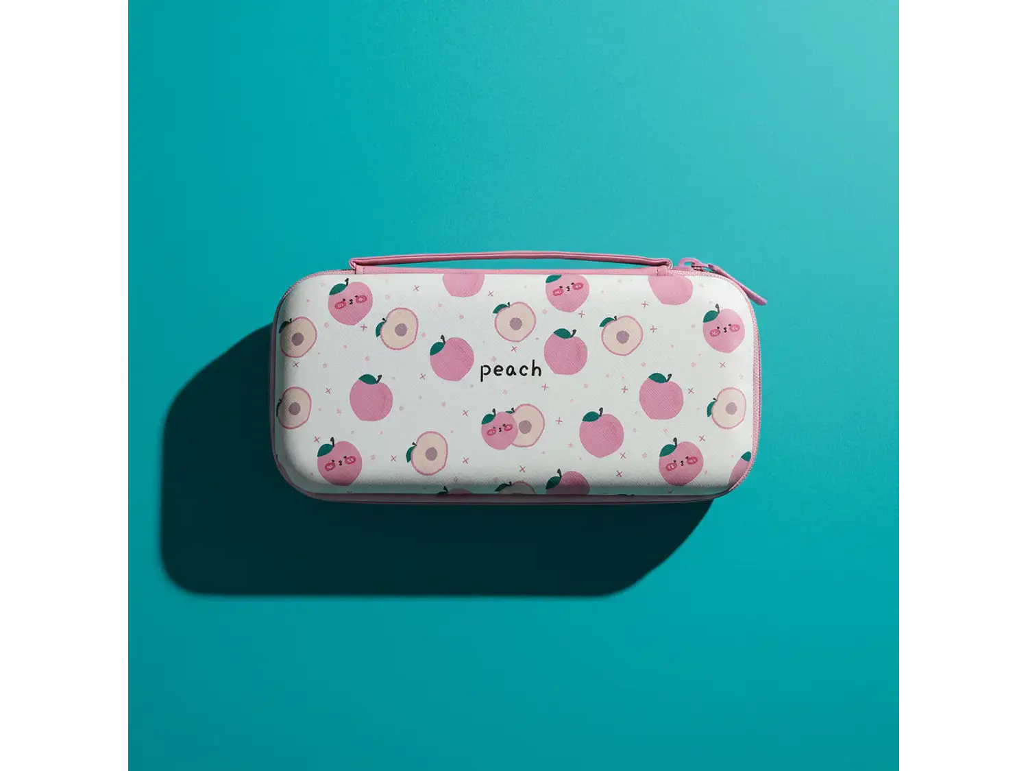 Bolso Para Nintendo Switch Oled Rígido, Diseño Peach 2