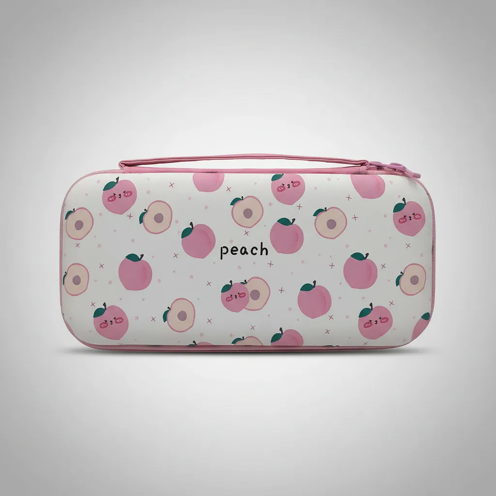 Bolso Para Nintendo Switch Oled Rígido, Diseño Peach 1