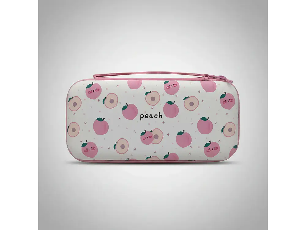 Bolso Para Nintendo Switch Oled Rígido, Diseño Peach 1