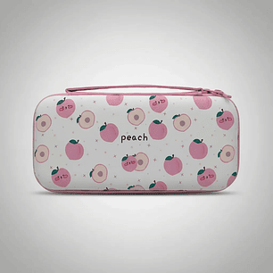 Bolso Para Nintendo Switch Oled Rígido, Diseño Peach
