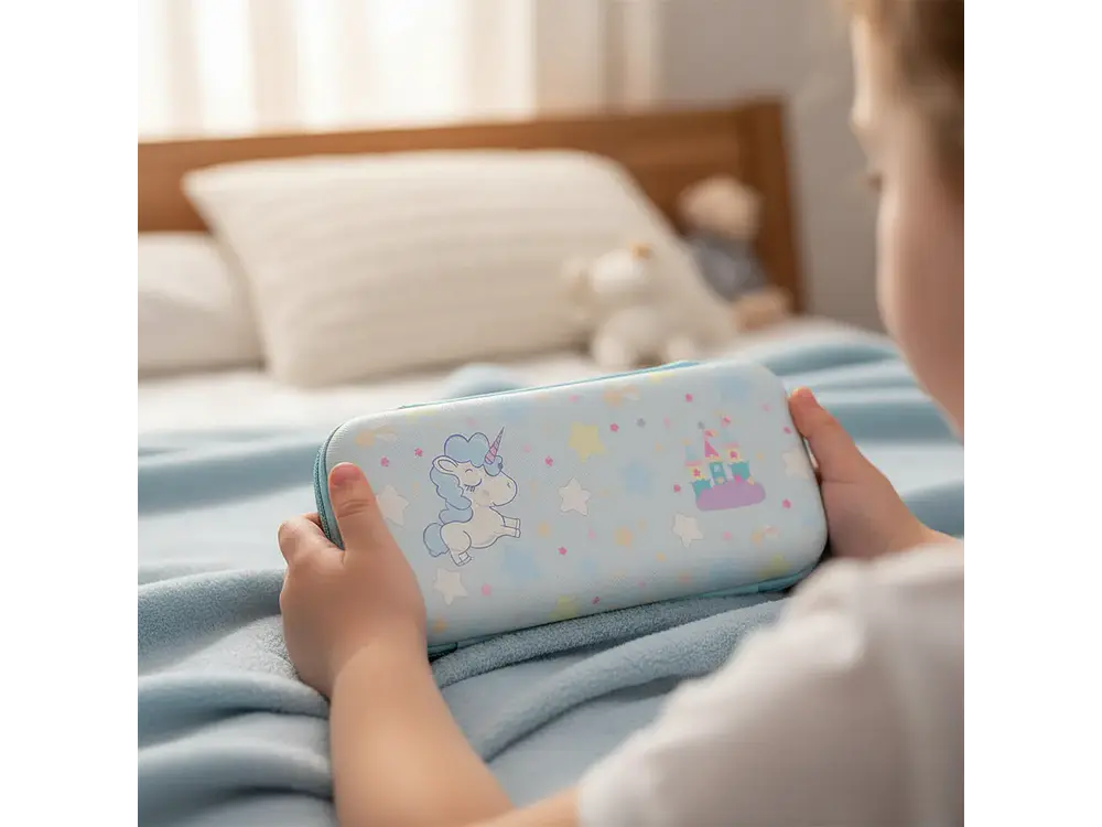 Bolso Para Nintendo Switch Oled Rígido, Diseño Unicorn 3