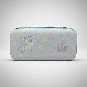 Bolso Para Nintendo Switch Oled Rígido, Diseño Unicorn