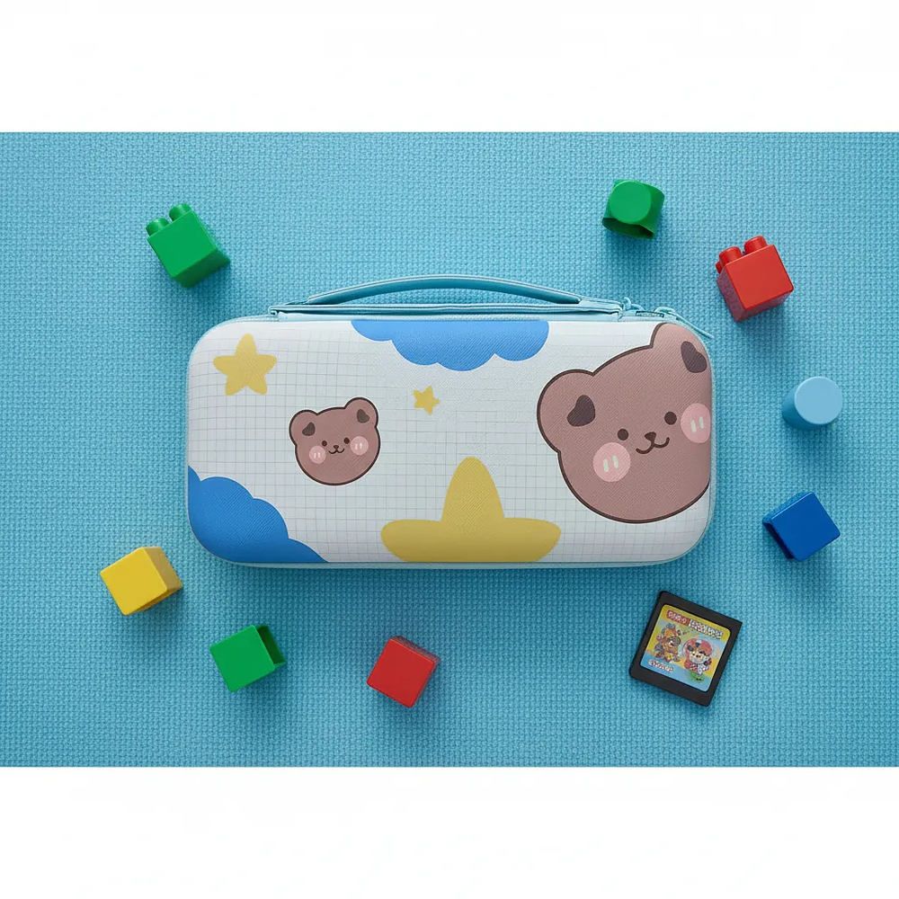 Bolso Para Nintendo Switch Oled Rígido, Diseño Tedy 3