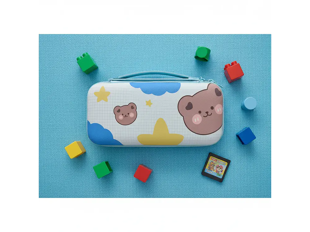Bolso Para Nintendo Switch Oled Rígido, Diseño Tedy 3