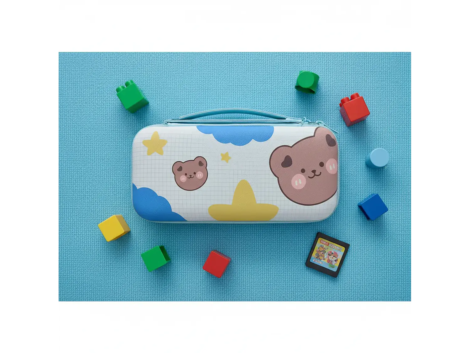 Bolso Para Nintendo Switch Oled Rígido, Diseño Tedy 3