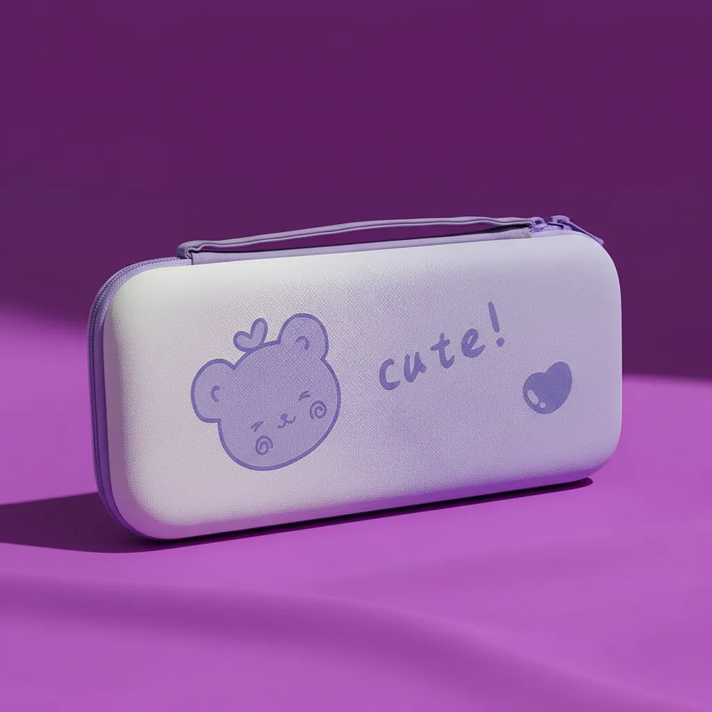 Bolso Para Nintendo Switch Oled Rígido, Diseño Purple 2