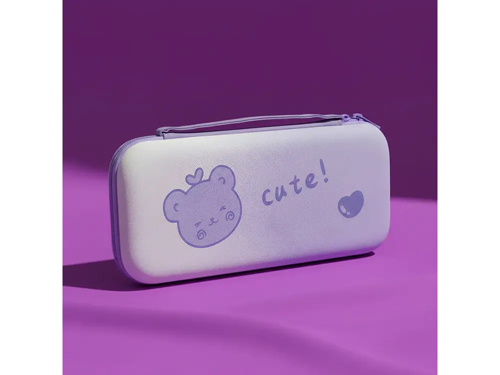 Bolso Para Nintendo Switch Oled Rígido, Diseño Purple 2