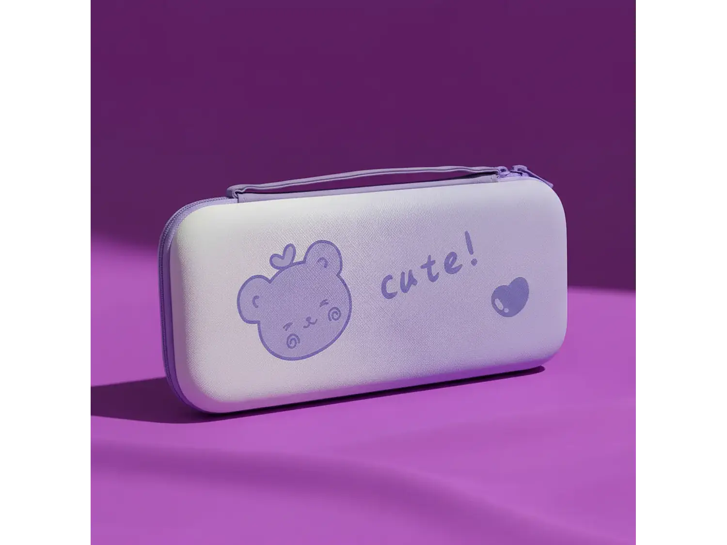 Bolso Para Nintendo Switch Oled Rígido, Diseño Purple 2