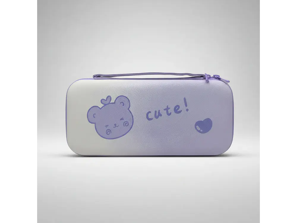 Bolso Para Nintendo Switch Oled Rígido, Diseño Purple 1