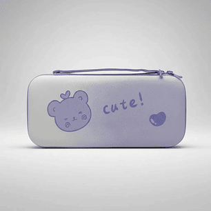 Bolso Para Nintendo Switch Oled Rígido, Diseño Purple