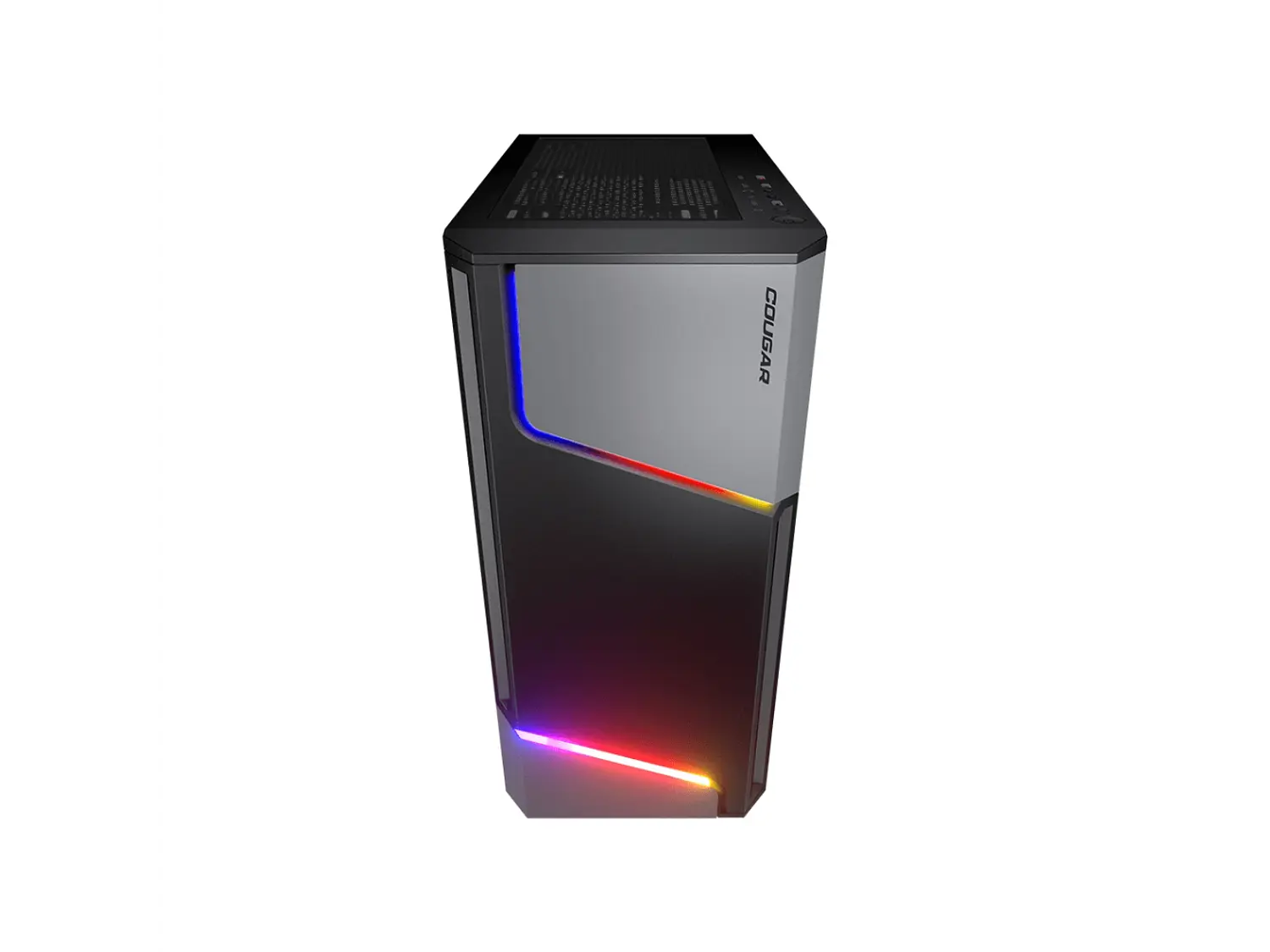 Gabinete Pc Cougar MX360 RGB, Color Negro, + 1 Ventilador 4