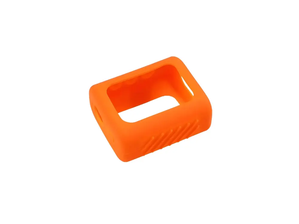 Funda Protectora De Silicona Para Parlante Jbl Go 3 + Gancho, Color Naranjo 1