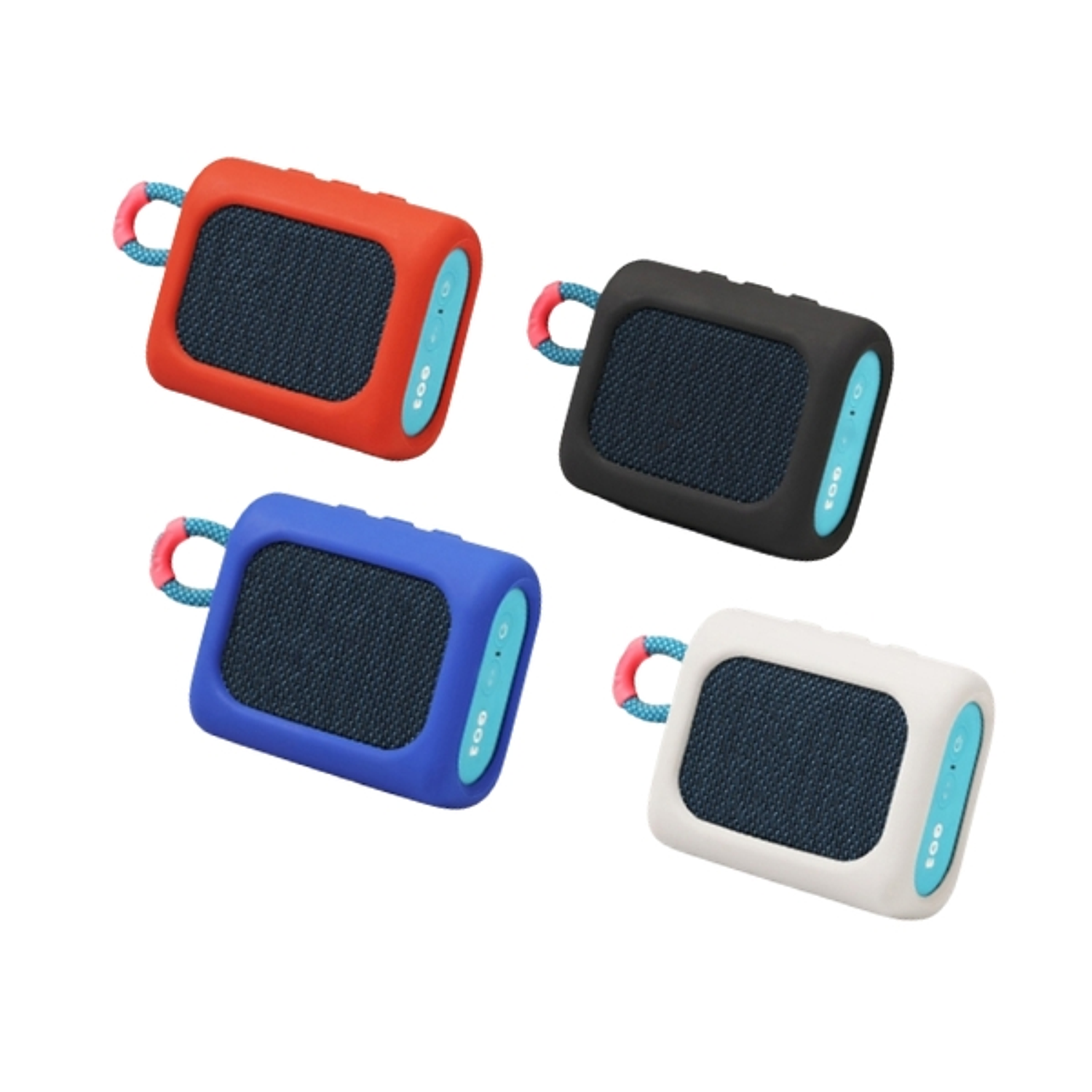 Funda Protectora De Silicona Para Parlante Jbl Go 3 + Gancho, Color Naranjo 2