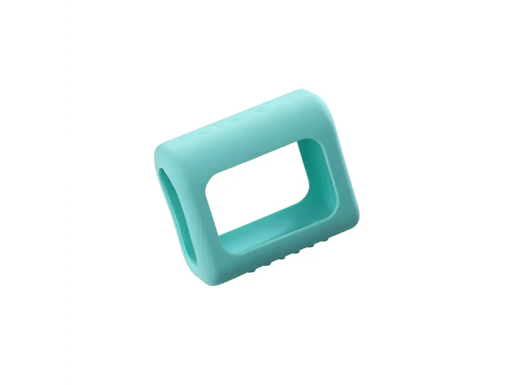 Funda Protectora De Silicona Para Parlante Jbl Go 3 + Gancho, Color Celeste 1
